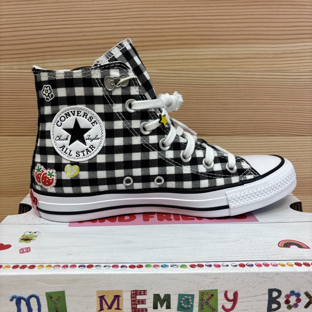 Converse Hello Kitty Chuck Taylor All Star High Woman's Size 7 A17697C Black
